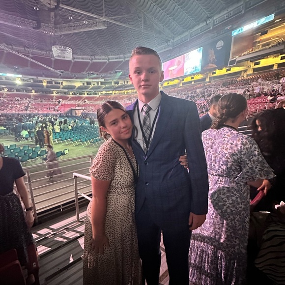 Kate and Lilly maxi length cheetah 
Print  dress - Picture 1 of 5